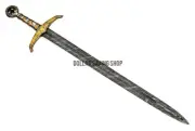 Custom Handmade Damascus Blade 40" Long Knights Templar Scared Holy Longsword