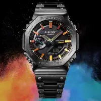 在飛比找Yahoo奇摩購物中心優惠-CASIO 卡西歐 G-SHOCK 彩虹光譜 太陽能智慧藍芽