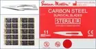 10 Sterile Swann Morton Steel No 11 Sealed Scalpel Blades Blade For Handle #3 5