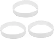 Abaodam 3Pcs Golf Hole Cup Rings for Putting Training Durable Plastic Design Protects Hole Soil for Golf Practice Selection Random Color