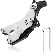 Disc Brake Adapter,Heavy Duty Aluminum Alloy Disc Brake Conversion,Bicycle V Brake to Disc Brake Converter Mounting Adapter Fits 160mm/180mm/203mm Rear Disc Brake for Road Bikes