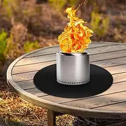 20 inch Fire Pit Mat for Solo Stove Mesa/XL Tabletop Fire Pit,4-Layer Fireproof Heat Resistant Under Grill Mat for Table Top Fire Pit,Easy-to-Clean Waterproof & Non-Slip for Table Top Protection