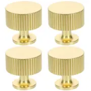 4 Pcs Golden Handle Cupboard Door Handles Decorative Cabinet Knobs