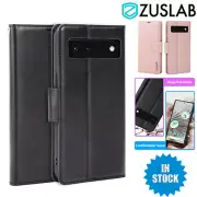 For Google Pixel 9a 8 7 7a 9 Pro XL 5G Case Leather Flip Wallet Card Stand Cover