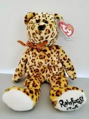 TY Beanie Babies Leopold Bear New w/Tag & Tag Cover