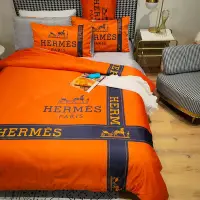 在飛比找Yahoo!奇摩拍賣優惠-新品直出促銷 HERMES 愛馬仕  四季寢雙人被套 床被 