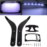 For Harley M8 Softail Low Rider S/ST 20+ License Plate Mount Bracket w/LED Frame