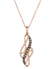 Le Vian 14K Rose Gold 0.52 ct. tw. Diamond Euphoria Chocolate Pendant