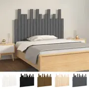 Wall Headboard Black 185 cm Solid Wood Pine Multi Colours/Sizes vidaXL