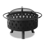 Grillz Fire Pit BBQ Grill 82cm