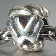 Original Trollbeads * W- Bead * Letter Bead, W *