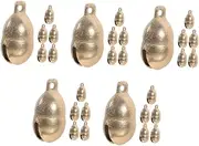 SHINEOFI Christmas Bells Multi-function Pet Collar Bells Pet Collar Hanging Bells Pet Collar Accessories Crafted Cat Collar Bells Dog Collar Bells Cat Collar Accessories Golden