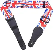 Totority 2 pcs guitar strap guitar shoulder strap ukulele shoulder belt bass guitar hawaiian accessories guitar hanging strap USA Flag Printed Guitar Belt tool belt filling polyester