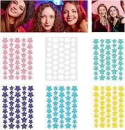 HENWUBEI 240 Count Mixed Colors Superstar Patches - Hydrocolloid Covers, Yellow,Blue, green, pink, white, purpleStars Patches, Cute Face Patches, Star Patches for Face