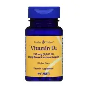 Vitamin D3 100 Tabs 250 Mcg by Foster And Thrive