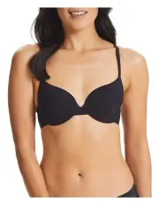 [Underline] Dual Contour Bra in Jet Black