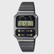 CASIO A100WEGG-1A2 Unisex Vintage Digital Watch | LED Backlight, Water Resistant