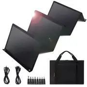 Portable Solar Panel – 60W Foldable Solar Panels with 5V USB and 18V DC f