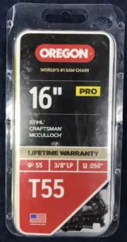 Oregon T55 Chainsaw Chain for 16" bar Fits Stihl Craftsman Mcculloch