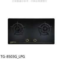 在飛比找環球Online優惠-莊頭北【TG-8503G_LPG】二口檯面爐TG-8503G