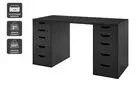 Ovela Alice Filing Drawer Desk (Black), Home Office Desks, Furniture, Computers,