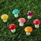 Stakes Potted Plants Decor Artificial Foam Miniature Figurine Mini Mushroom