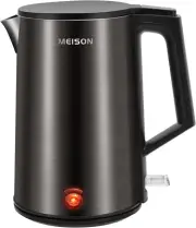 Electric Kettle Stainless Steel,1.0L Double Wall Electric Tea Kettle, Cool Touch