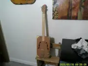 4 STRING ELECTRIC CIGAR BOX STYLE GUITAR