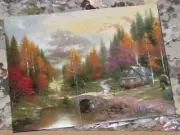 Thomas Kinkade Art ... Valley of Peace ... 500 Piece Puzzle ... New Sealed Bag