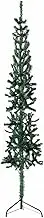 VRAXO Slim Artificial Half Christmas Tree with Stand Green 150 cm -1.3KG,344600