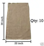 10 22x36 Burlap Bags, Burlap Sacks, Potato Sack Race Bags, Sandbags, Gunny Sack