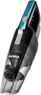 Eureka Rapid Clean Lithium-Ion Cyclonic Suction Cordless Portable Rechargeable Handheld Vacuum Cleaner, Black/Blue