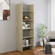 NNEVL Book Cabinet Sonoma Oak 60x35x180 cm Chipboard