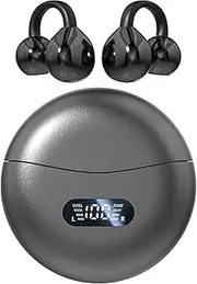 Display Wireless Headphones with Multi-Language Translation Travel Extremely Long Battery Life HD Sound, Black