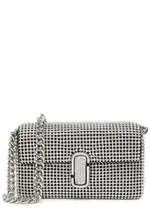 Marc Jacobs The Rhinestone J Marc Mini Shoulder bag - Silver ONE SIZE