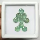 Natural Zambian Emerald Round cut 6x6 mm 6.40 cts, Loose Green Untreated Emerald