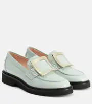 [Roger Vivier] Roger Vivier Viv' Rangers patent leather loafers AU 6.5 blue