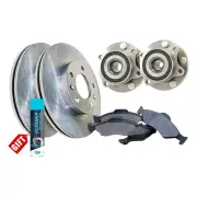 Rear Wheel Bearing Hub Ass Brake Rotor Pad Kit for Subaru Liberty GT BL BP EJ20