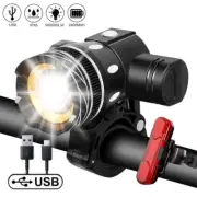 900000LM Rechargeable LED MTB Bicycle Tail Light Racing Bike Front Headlight Set