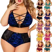 Women Lace Sexy Lingerie Sleepwear Suit Sleepwear Lace Underwear