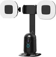 Snblzhef Smart AI Gimbal Auto Face Tracking Tripod AI Gimbal for Smartphone & Action Camera 360 Rotation Follow Focus Vlog with Light