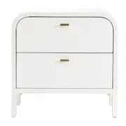 Chisholm Bedside Table - White