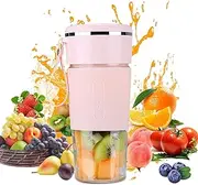 Protein Shake Mixer - Adjustable Smoothie Maker, USB Rechargeable Miini Juicer | Compact Travel Blender, Multifunctional Personal Blender for Home, Gym, Offiice, Shakes, Fruits, Veggies