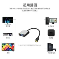 在飛比找ETMall東森購物網優惠-迷你mini 微型micro hdmi轉vga轉接頭線電腦相