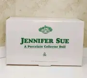 Vintage Cabbage Patch Kids Porcelain Doll JENNIFER SUE 1995 NIB Danbury Mint 16"