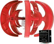 Wind Power Turbine Generator Kit,14000W 12V 24V 48V 220V 5 Blades 3 Phase Wind Turbine Generator W/Controller Suitable for Home, Farm And Outdoor,220v