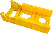 Viganoc 12-Inch High Impact Plastic Mitre Box, 3 Way Action Hacksaw Miter Box for Woodworking, DIY, Home Decoration