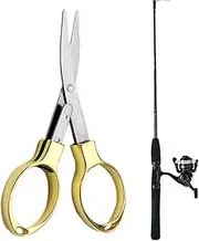 Travel Scissors - Portable Needlework String Cutter - Multi-Purpose Safety Retractable Design Scissors for Nursing, Craft Projects, Outdoor Survival & Kitchen Prep