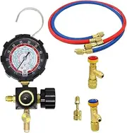 R134A Low Side Pressure Gauge R410A R22 R404A Single Manifold Gauge for Air Condition Refrigerant Charging High