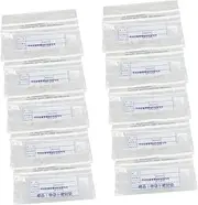 GANAZONO 10 Pack Tamper Proof Bank Bag Holographic Large for Deposit Self-adhesive Tape Writable Evidence